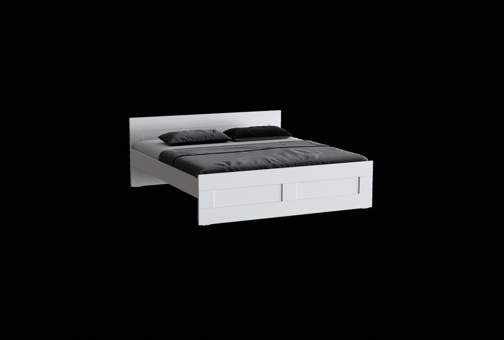 СИРИУС кровать двойная 180х200 белая