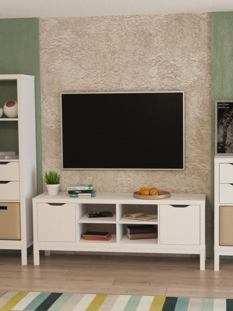Стеллаж Фора, 4Л 146x41х38, белый