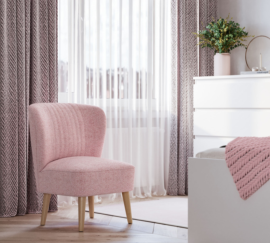 "Кресло Унельма Malmo 61 (pink)